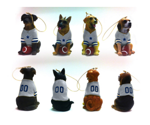 NFL Licensed Dallas Cowboys Team Dog Ornament