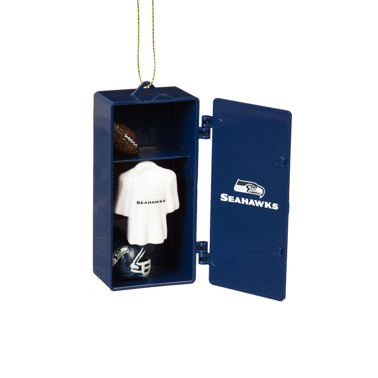 Evergreen NFL Seattle Seahawks Team Ornament Locker