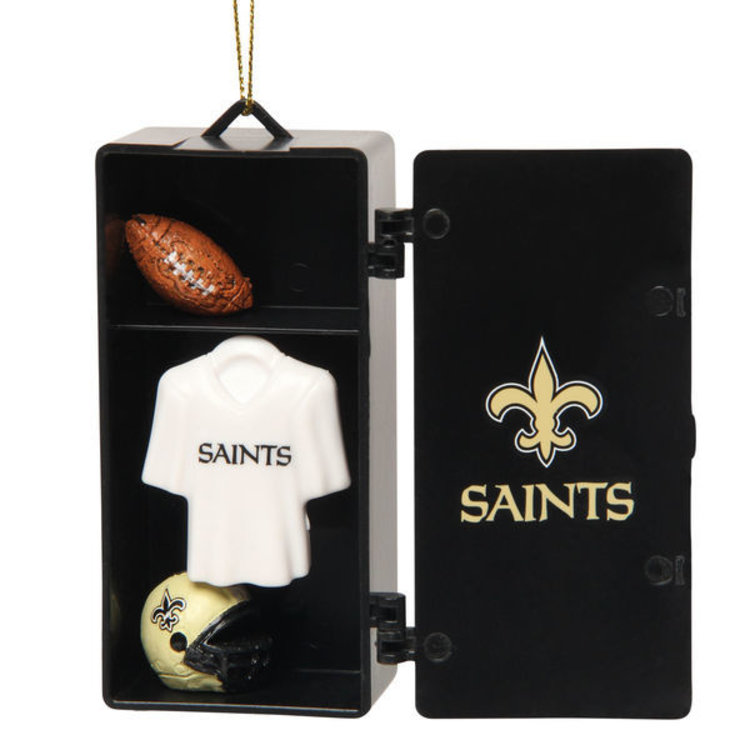 Evergreen NFL New Orleans Saints Team Locker Ornament