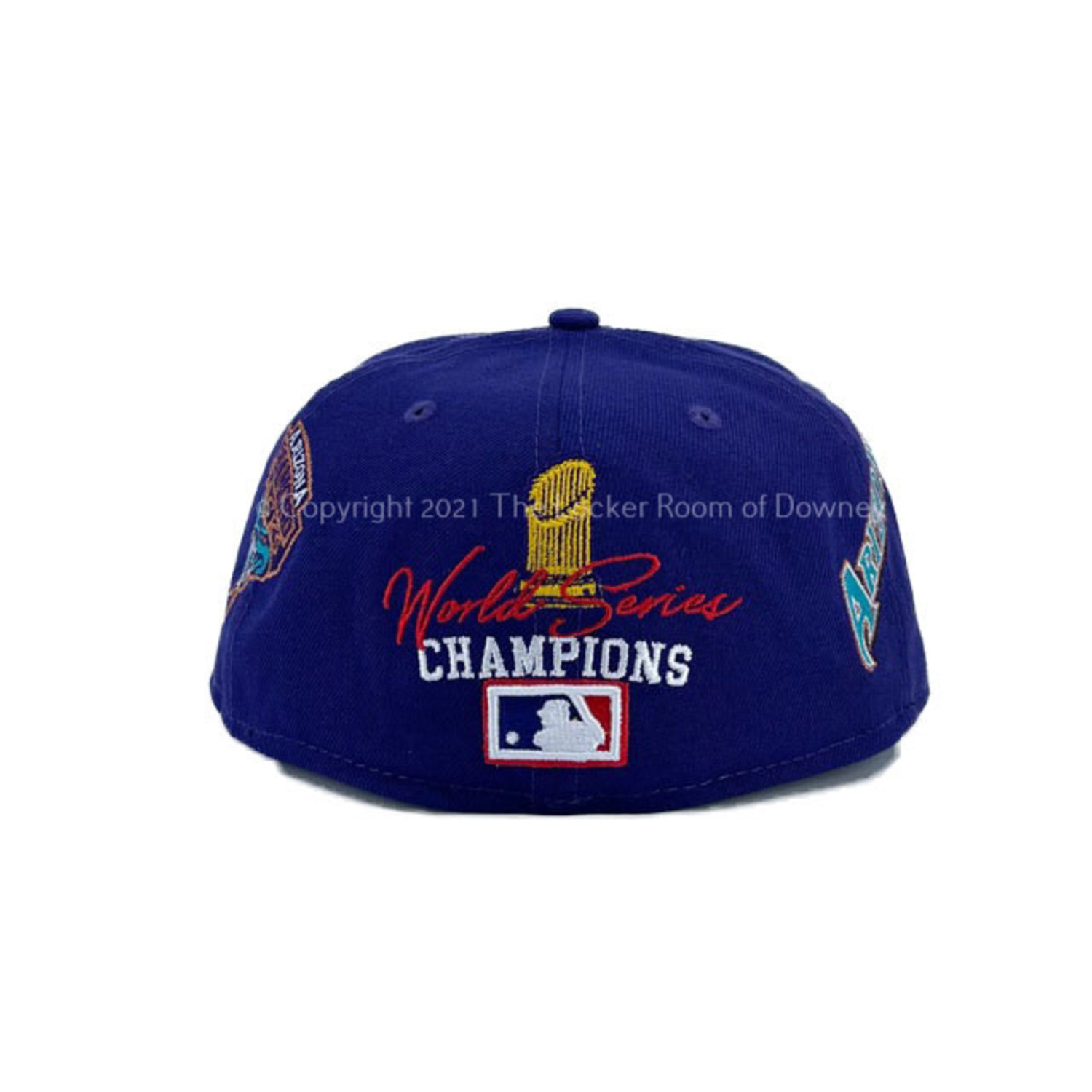 Arizona Diamondbacks New Era 2001 World Series Champions Count the Rings  59FIFTY Fitted Hat - Purple