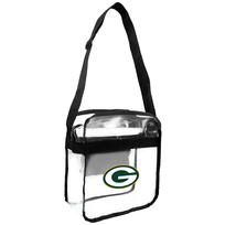 Little Earth NFL Clear Carryall Crossbody Packers