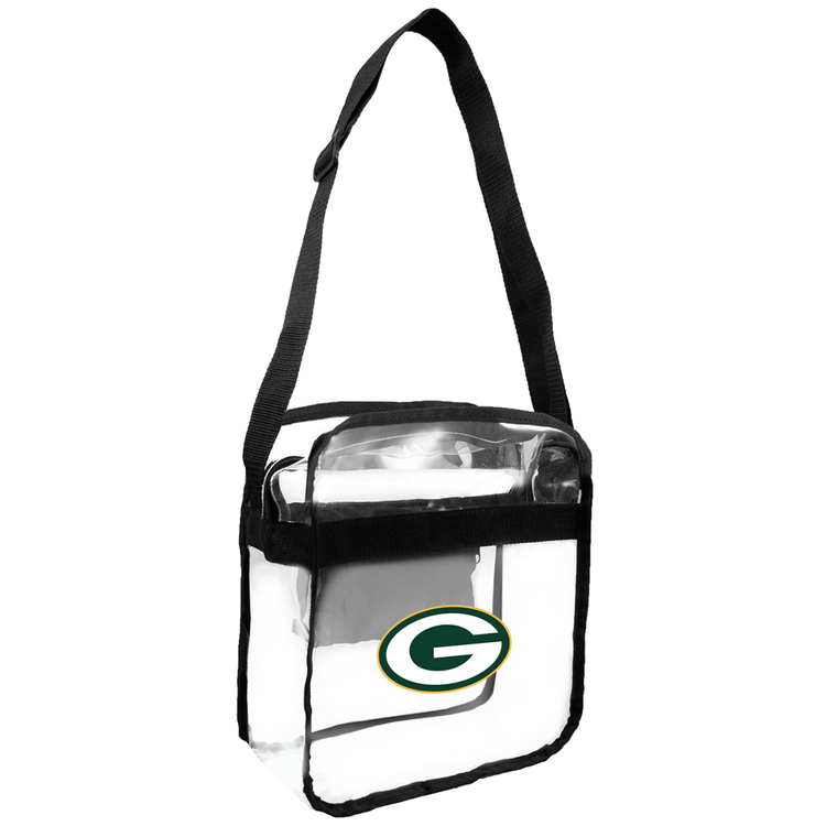 Little Earth NFL Clear Carryall Crossbody Packers