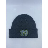 NCAA Notre Dame Irish Basic Cuff Knit Grey