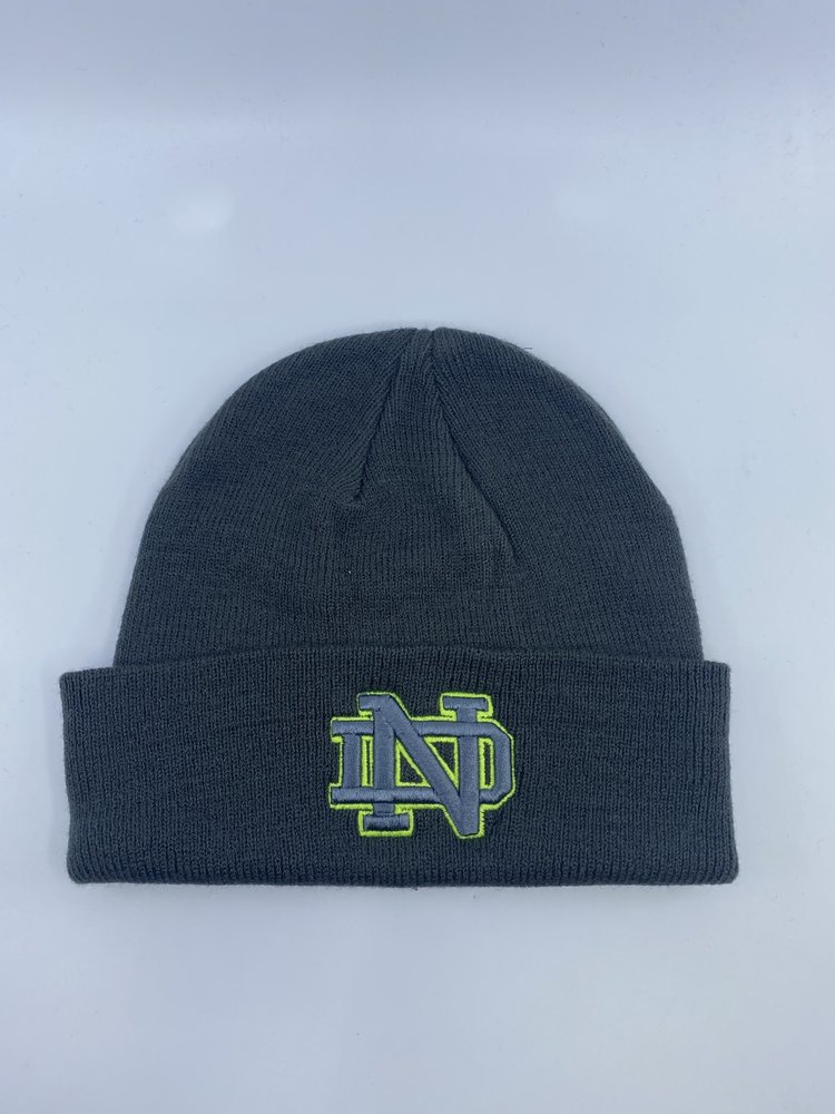 NCAA Notre Dame Irish Basic Cuff Knit Grey