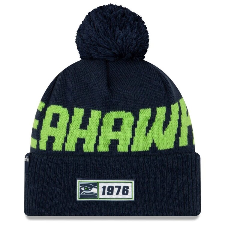 New Era Seahawks 2019 On Field Sport Knit Road