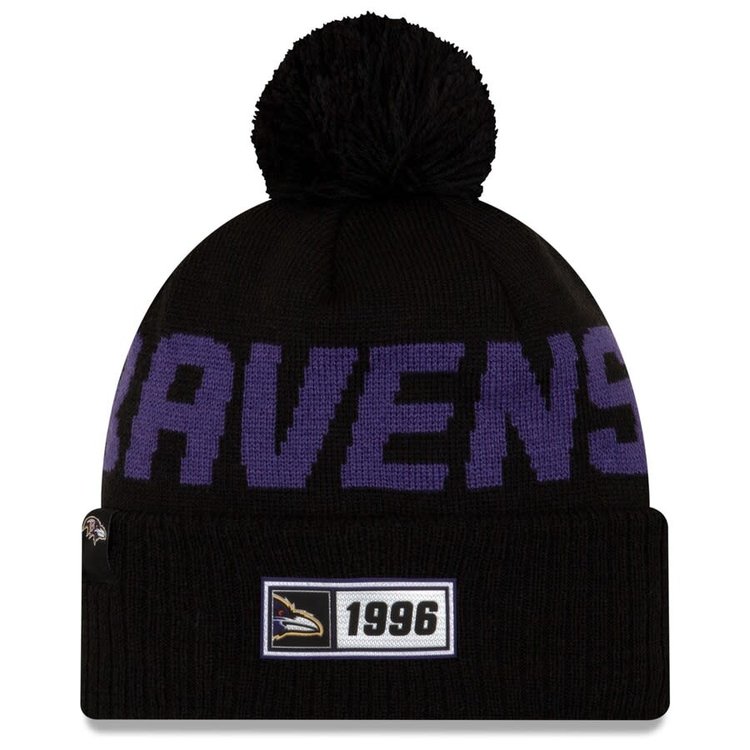 New Era Ravens 2019 On Field Sport Knit Road