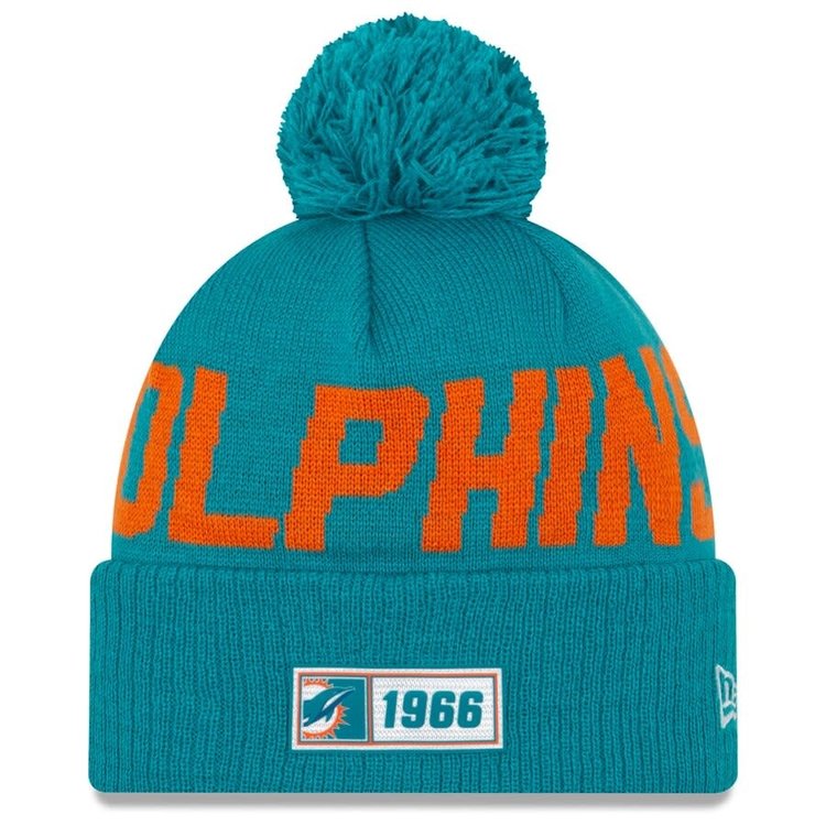 New Era Dolphins 2019 On Field Sport Knit Road
