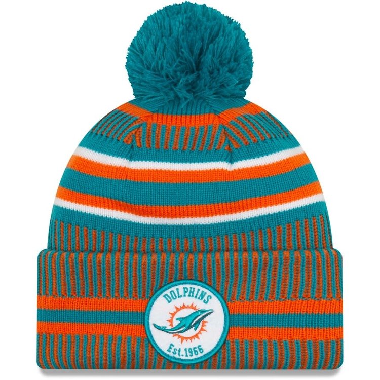 New Era Dolphins 2019 On Field Sport Knit Home