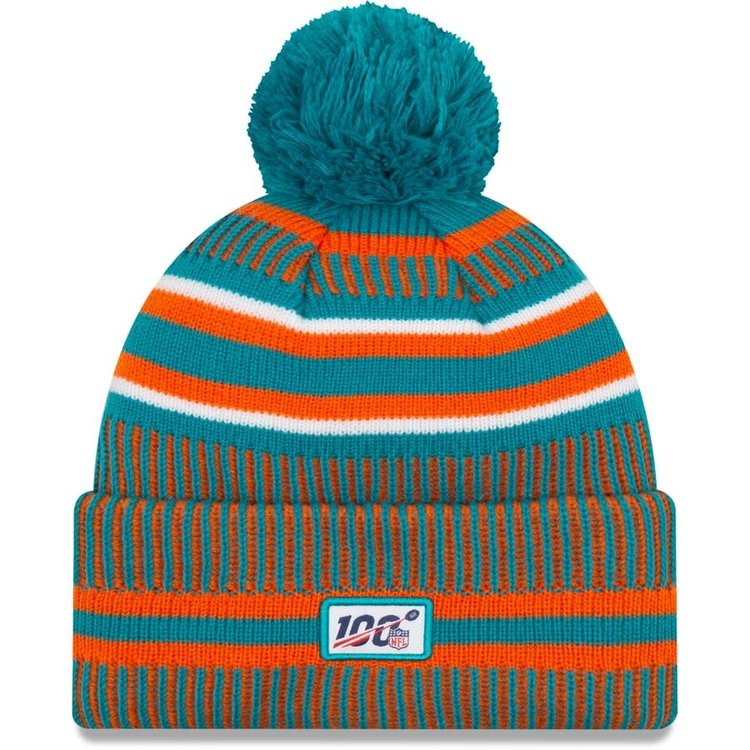 New Era Dolphins 2019 On Field Sport Knit Home
