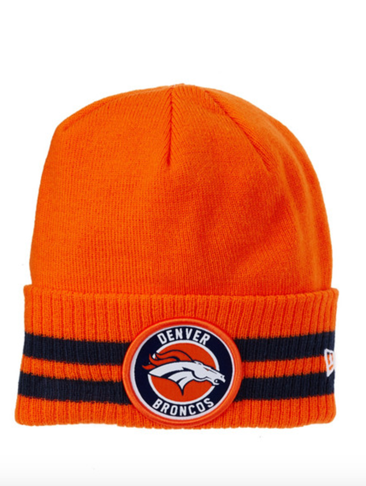 New Era NFL Denver Broncos 2 Striped Remix Knit