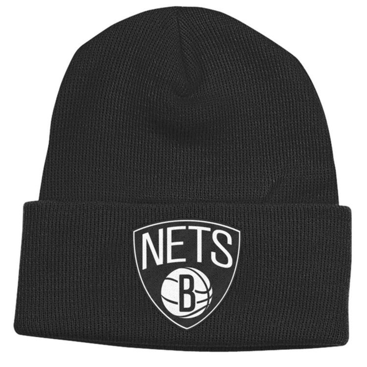 Adidas NBA Brooklyn Nets Adidas Basic Cuffed Knit Black