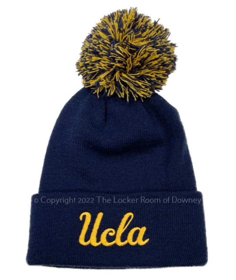 Adidas NCAA UCLA Bruins adidas KZK96 Basic Cuff Knit Navy