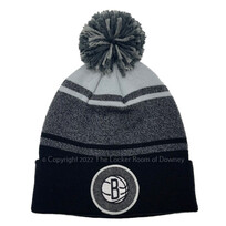 Mitchell and Ness Brooklyn Nets Heather Stripe Knit