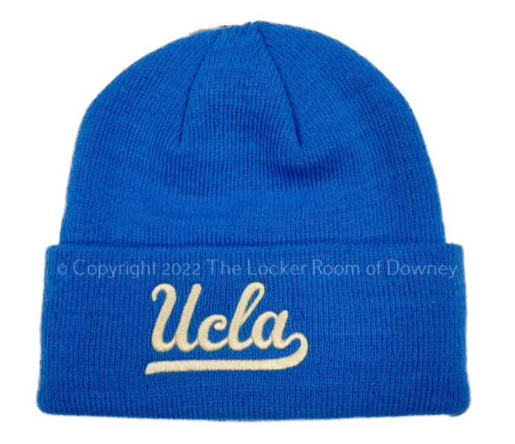 Adidas NCAA UCLA Bruins Adidas Basic Cuffed Knit Light Blue