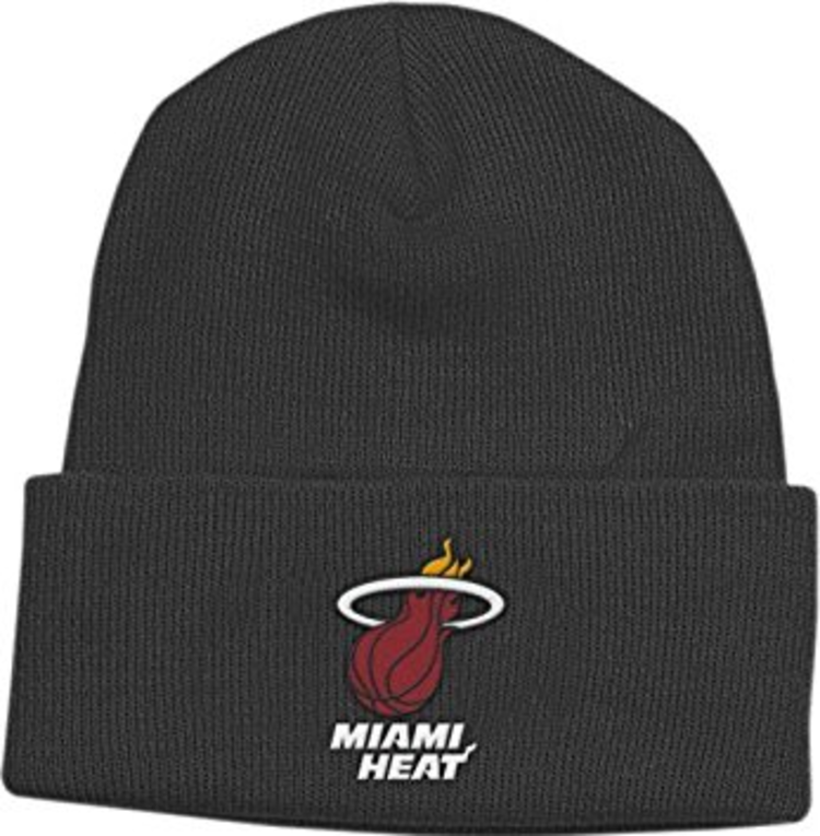 Adidas NBA Miami Heat Adidas Basic Cuffed Knit Black