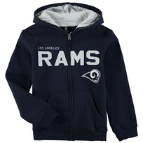 NFL NFL Los Angeles Rams Youth Stated F/Z Hoodie Navy