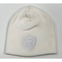 NFL Raiders Cuffless Knit White White