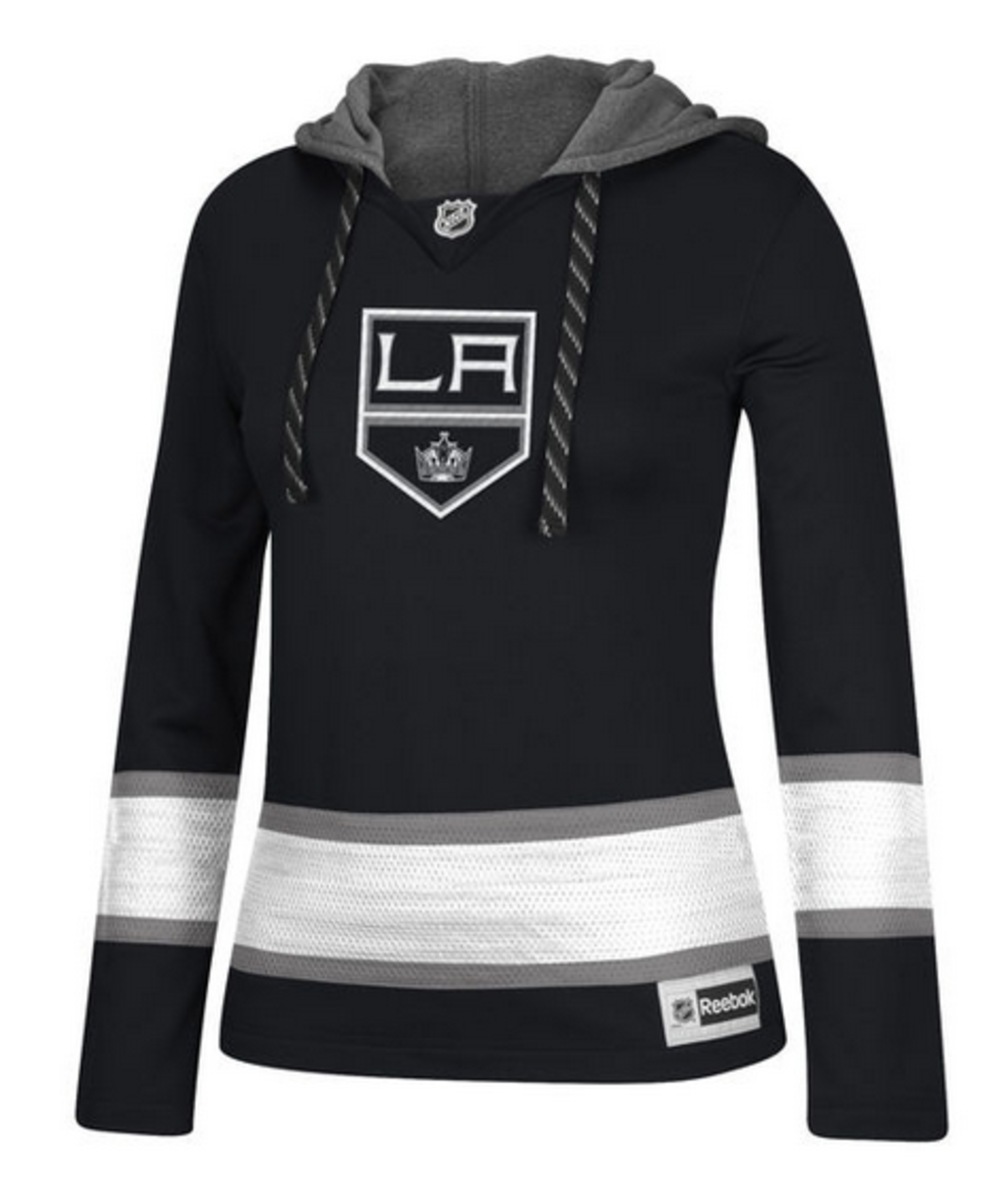 LA Kings Reebok NHL Alternate Jersey Black/White/Silver Size Large -  Waterfront Online