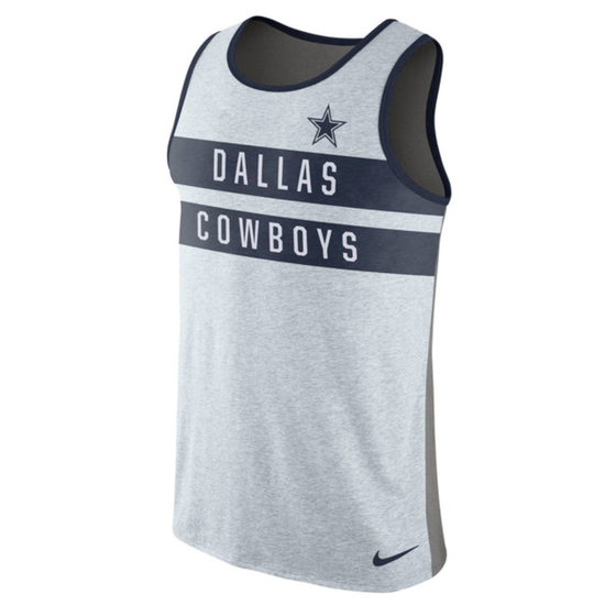 NFL Dallas Cowboys Women's Nike Standard Tri-Blend Tank - The Locker Room  of Downey