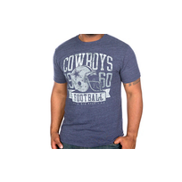 DCM NFL Dallas Cowboys M Triblend Keggs Tee Heather Navy