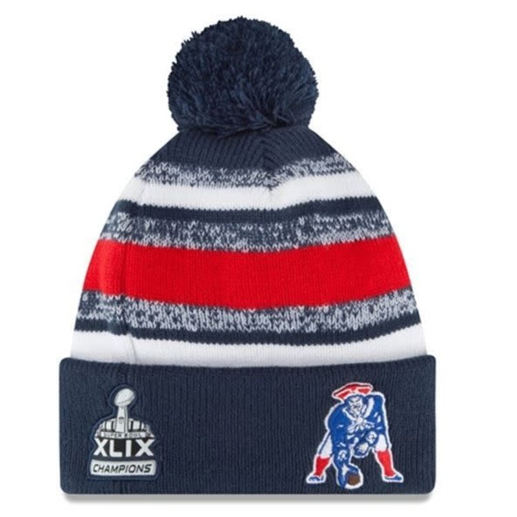 New Era NFL New England Patriots Throwback SB XLIX Champs Sport Knit
