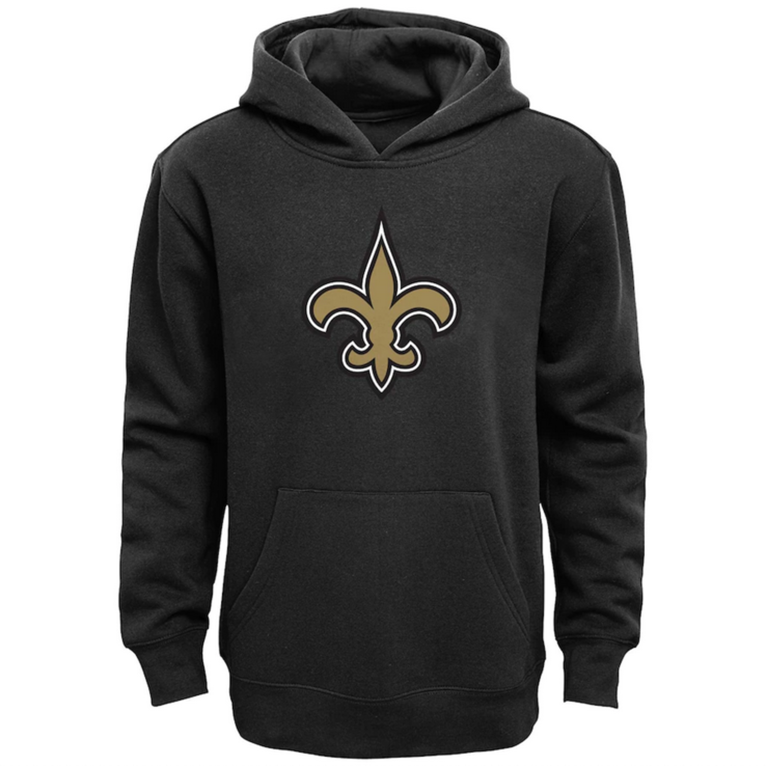 Outerstuff NFL New Orleans Saints Youth Prime Pullover Hoodie Black