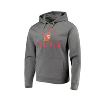 USC Trojans M Emil P/O Hoodie Heather Charcoal