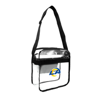 Little Earth NFL Clear Carryall Crossbody Rams LA
