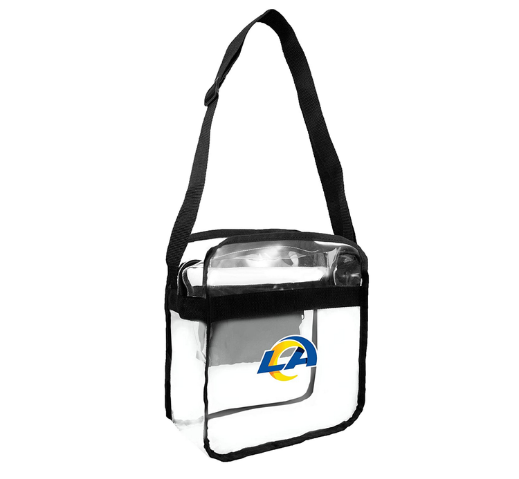 Little Earth NFL Clear Carryall Crossbody Rams LA