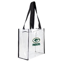 Little Earth NFL Clear Square Stadium Tote Packers