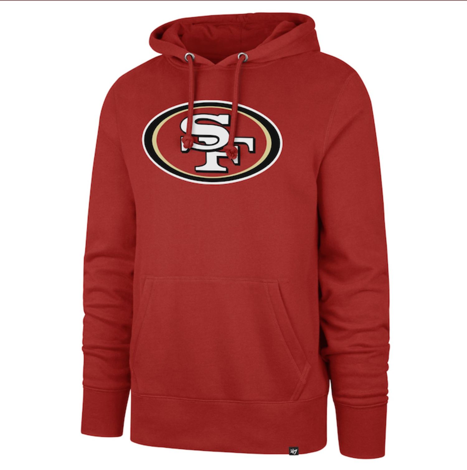 49ers M 47 Brand Red Imprint Headline 