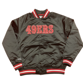 Mitchell & Ness Chicago White Sox City Collection Light Satin Jacket S / White