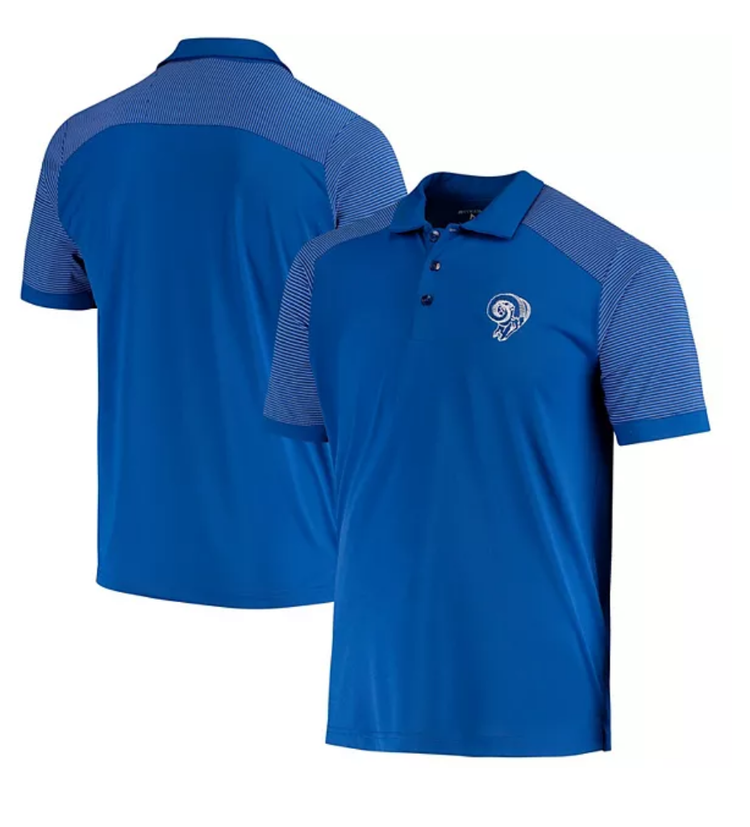 Antigua Rams M Skull Royal Engage Polo