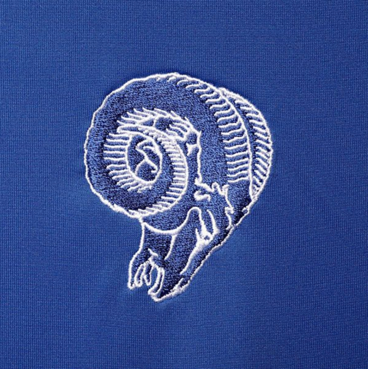 Antigua Rams M Skull Royal Engage Polo