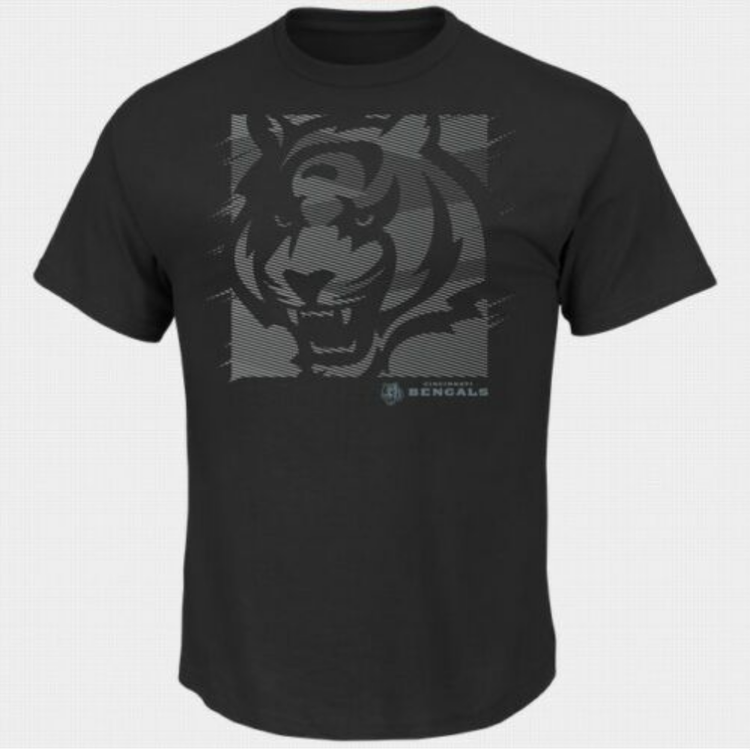 Majestic Bengals M T-Shirt Rt Direction