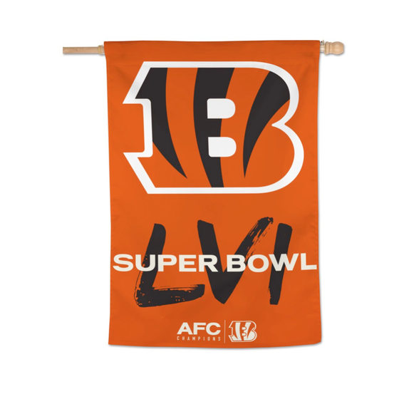 : Cincinnati Bengals Super Bowl LVI AFC Champions House Banner  Flag : Sports & Outdoors