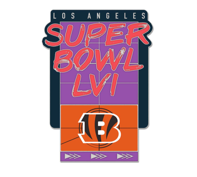 Wincraft Lapel Pin NFL Bengals SBLVI Bound