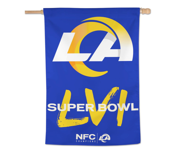 Wincraft NFL Rams Super Bowl LVI Bound Vertical Flag