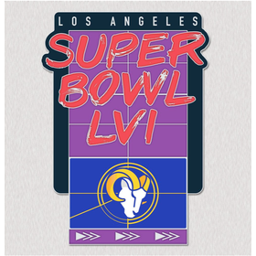 NFL LA Rams Super Bowl LVI Champs Car Flag - The Locker Room of Downey