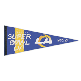 NFL LA Rams Super Bowl LVI Champs Car Flag - The Locker Room of Downey