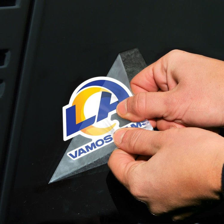 Wincraft Small Decal 4"x4" NFL Los Angeles Rams Vamos Rams