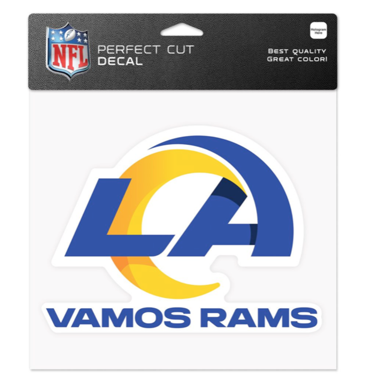 Wincraft Small Decal 4"x4" NFL Los Angeles Rams Vamos Rams