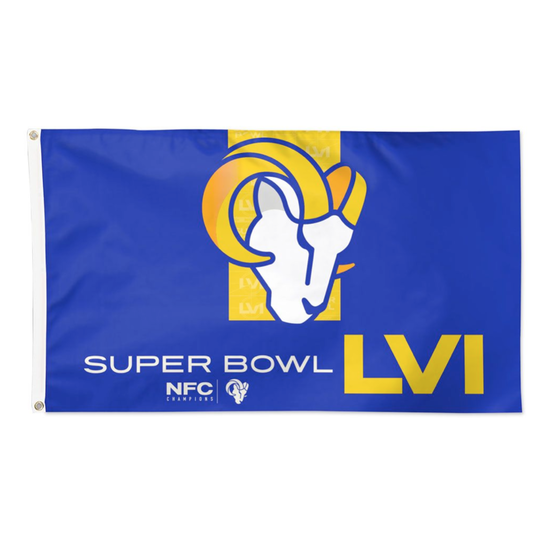 Rico Industries NFL LA Rams Super Bowl LVI Champs Car Flag