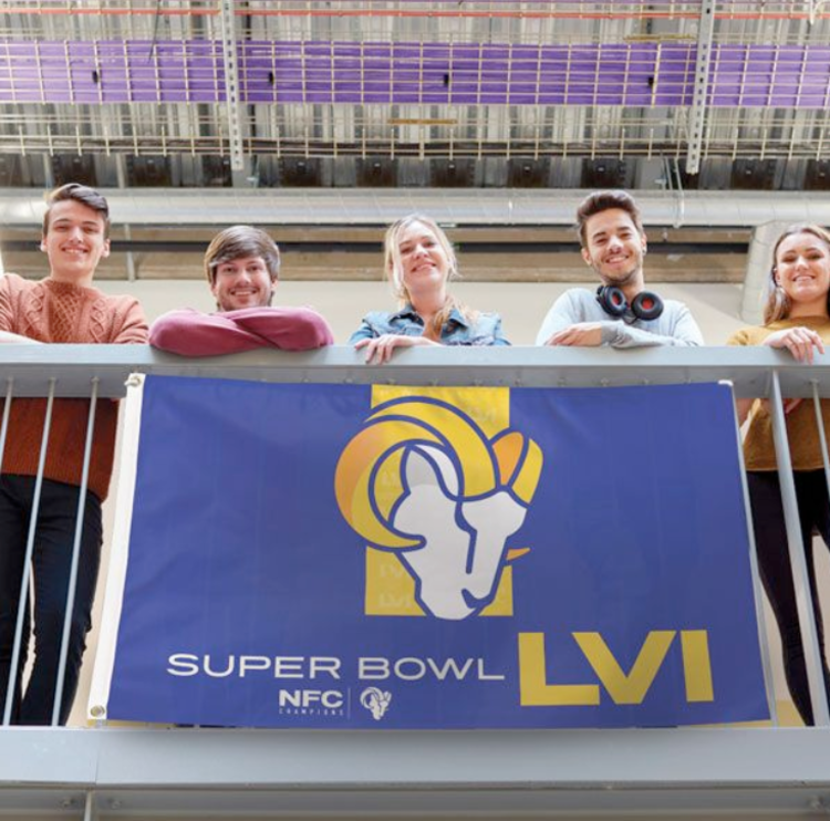 Wincraft NFL Rams SB LVI Bound Deluxe 3'x5' Flag