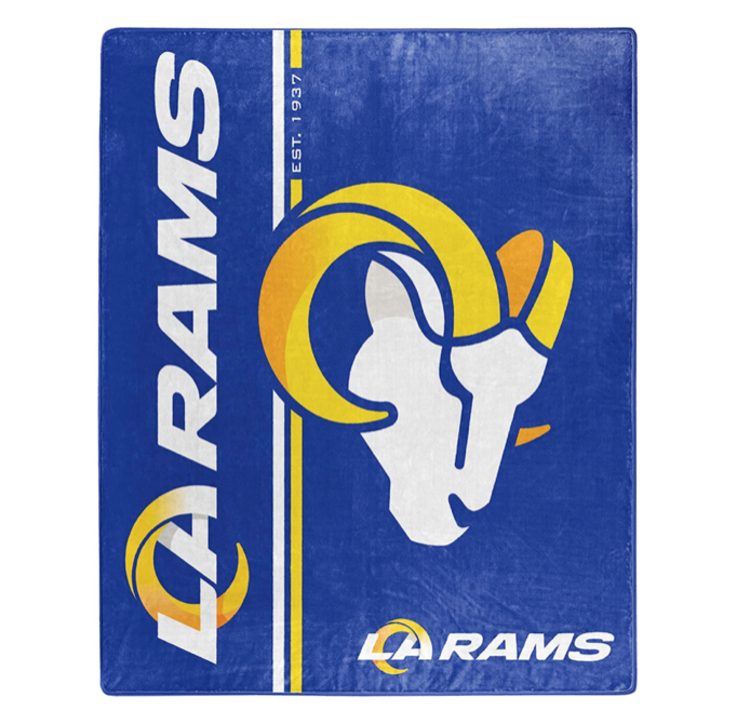 Northwest Rams Restructure Raschel Throw Blanket 50x60