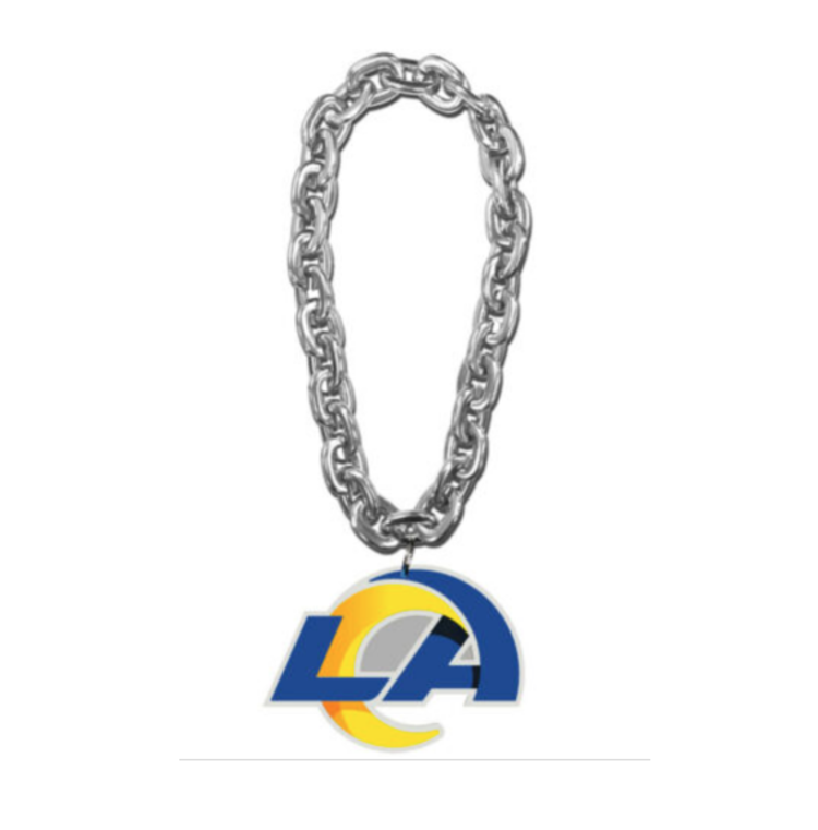 Fan Fave Rams Fan Chain Silver