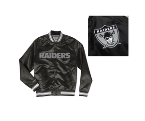 Raiders Men's M&N Coaches Jacket Black