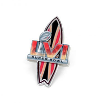 Wincraft Lapel Pin SBLVI in LA Standing Surfboard