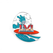 Wincraft Lapel Pin SBLVI in LA Surfboard Wave
