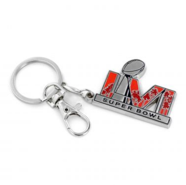 Aminco NFL21 Super Bowl LVI Logo Heavyweight Keychain